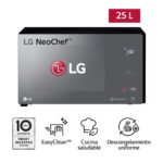 HORNO MICROONDAS MS2596DIR 25L EASYCLEAN NEGRO LG