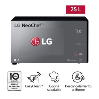 HORNO MICROONDAS MS2596DIR 25L EASYCLEAN NEGRO LG