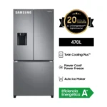 REFRIGERADORA SAMSUNG 470L RF49A5202S9 PE FRENCH DOOR TWIN COOLING – PLATEADA